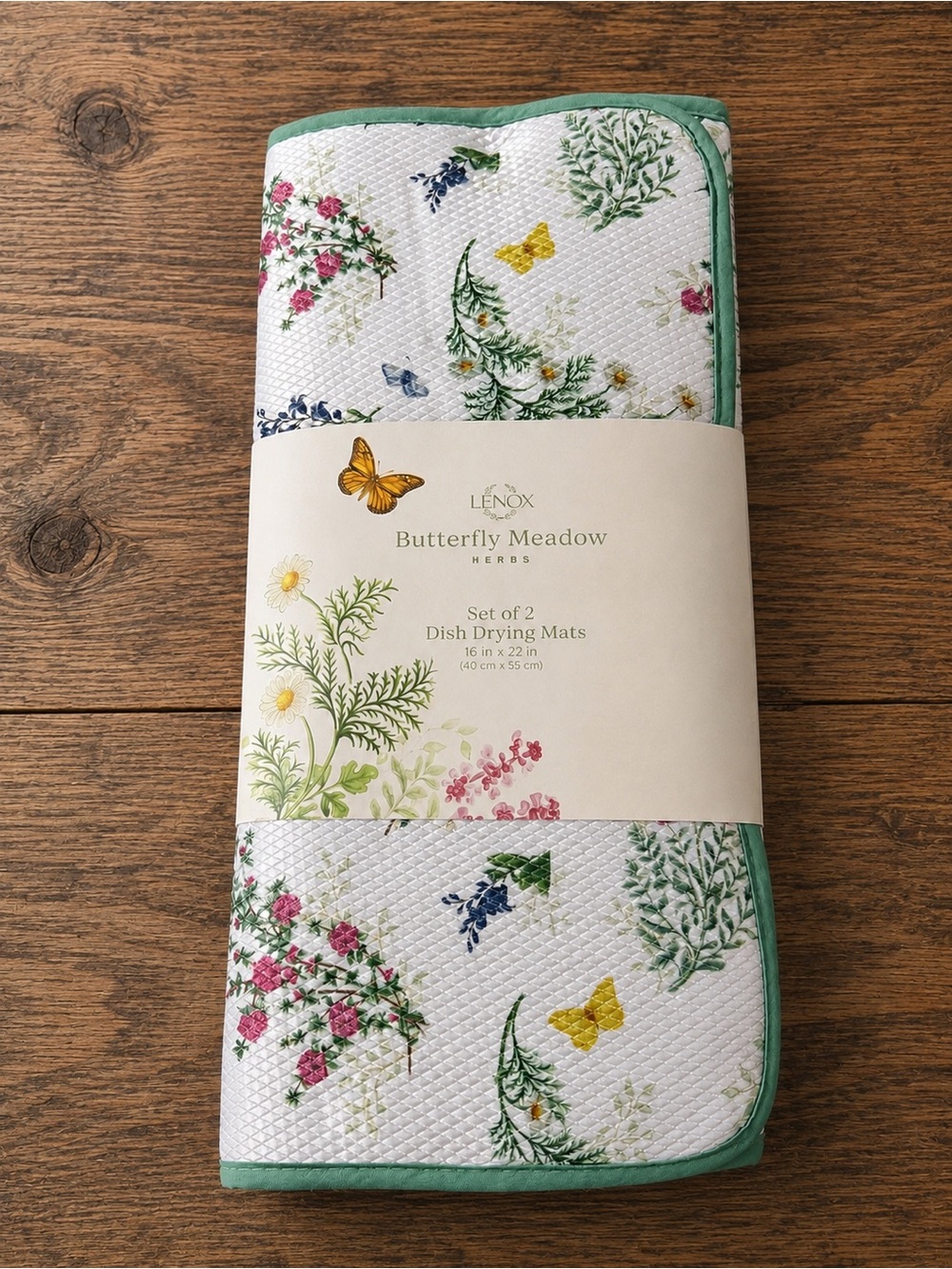 Lenox Butterfly Meadow Herbs Drying Mats | Set of 2 | New with Tags